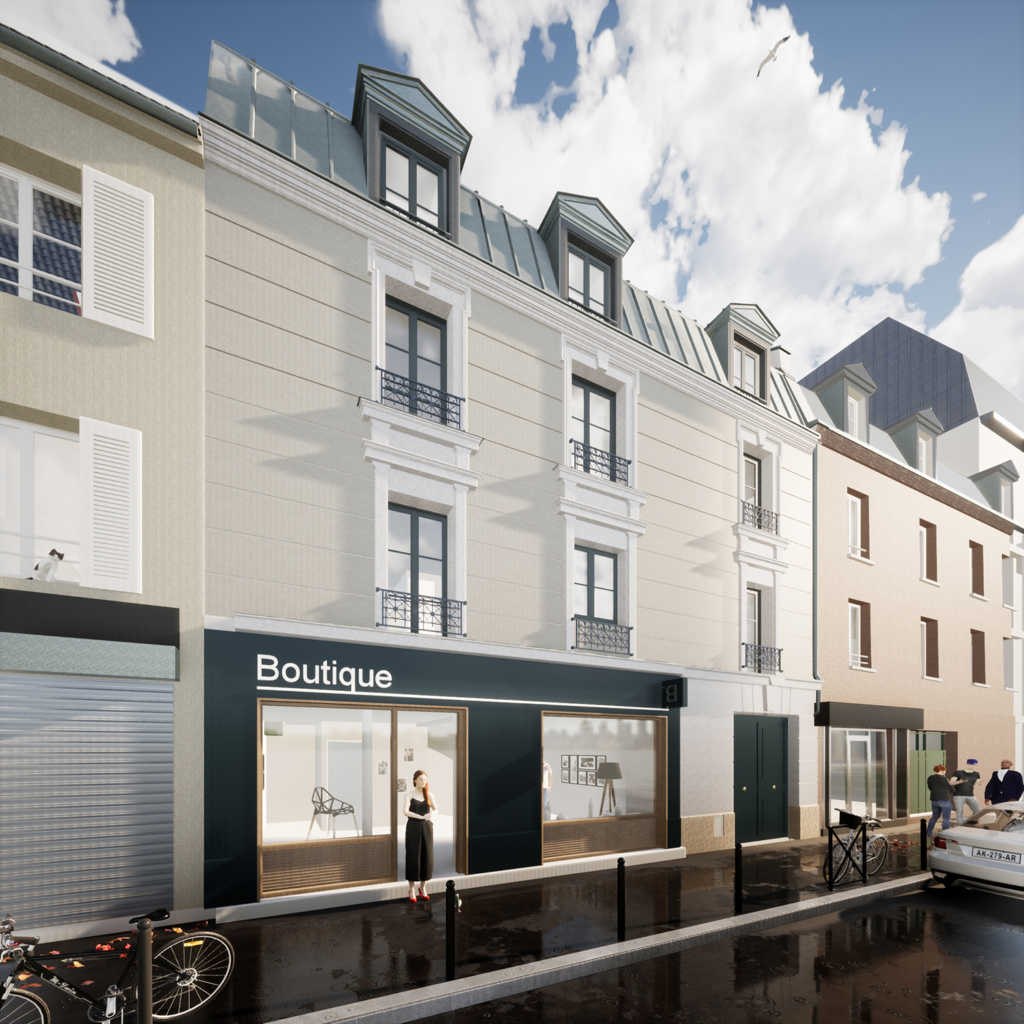 5 LOGEMENTS EN SURELEVATION ET EXTENSION