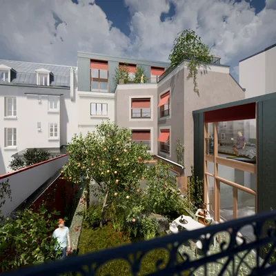 5 LOGEMENTS EN SURELEVATION ET EXTENSION